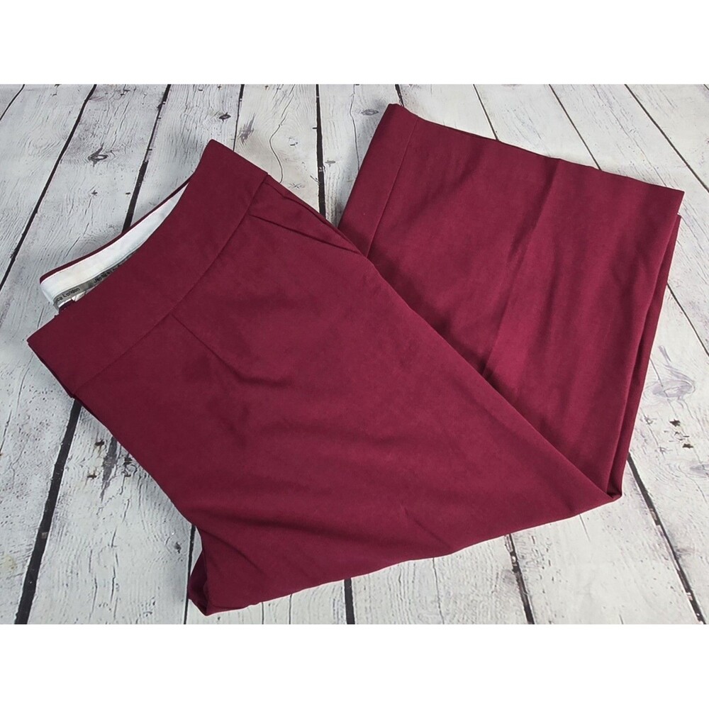 Jessica London Women's Capri Pants Pink Sz 18 Career Office Dress Stretch